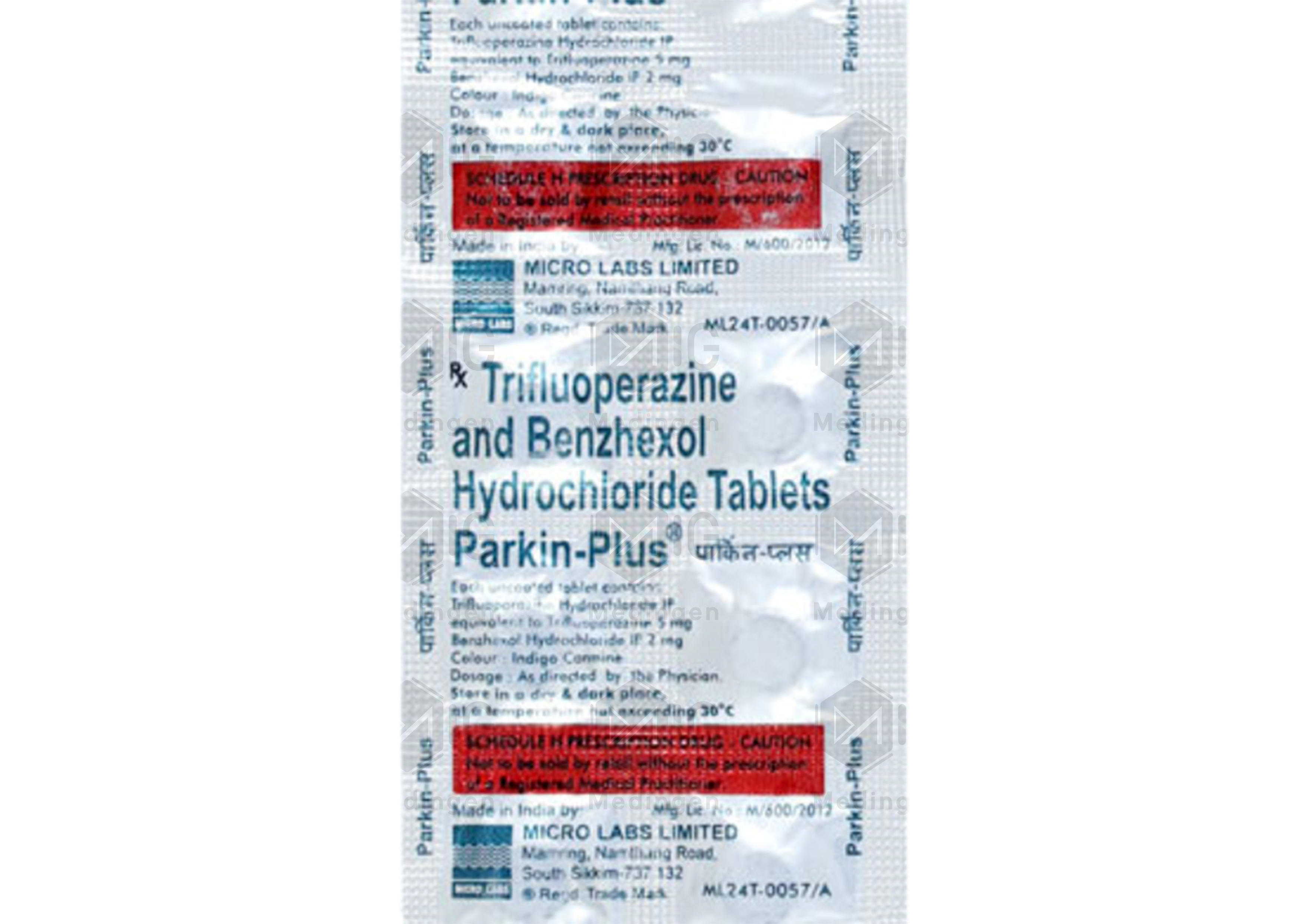 PARKIN PLUS 10'S TABLET